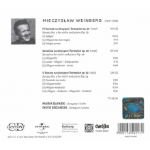 Sławek, Maria & Różański, Piotr - Mieczysław Weinberg - Sonatas For Violin And Piano