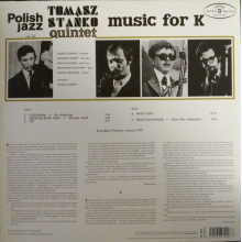 Stanko, Tomasz Quintet - Music For K (polish Jazz)