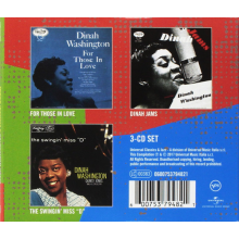 Washington, Dinah - 3 Essential Albums (for Those In Love, Dinah Jams, The Swingin Miss)