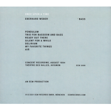 Weber, Eberhard - Once Upon A Time - Live In Avignon