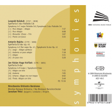 Wrocławska Orkiestra Barokowa - Kozeluh/rejcha/vorisek:symphonies