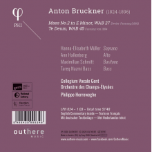 Collegium Vocale Gent & Orchestre Des Champs-Elysees & Philippe Herreweghe - Anton Bruckner: Mass No. 2 In E Minor & Te Deum