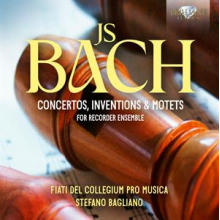 Fiati Del Collegium Pro Musica & Stefano Bagliano - Js Bach Concertos, Inventions & Motets For Recorder Ensemble