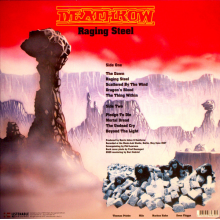 Deathrow - Raging Steel LP SPLATTER