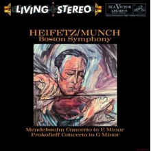 Heifetz, Jascha & Charles Munch & Boston Symphony Orchestra - Mendelssohn: Concerto In E Minor / Prokofieff: Concerto In G Minor