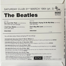 Beatles - 7-Saturday Club 31st March 1964 (Pt. 2)