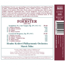Hradec Kralove Philharmonic Orchestra - Foerster: Symphony No. 2; Cyrano De Bergerac