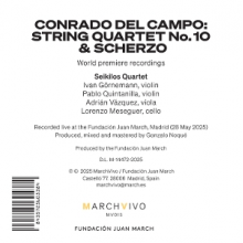 Seikilos Quartet - Conrado Del Campo: String Quartet No. 10 & Scherzo