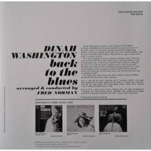 Washington, Dinah - Back To the Blues