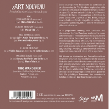 Trio Wanderer - Art Nouveau - French Chamber Music Around 1900