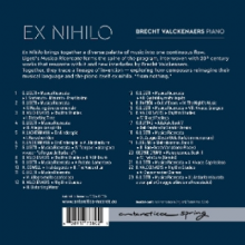 Valckenaers, Brecht - Ex Nihilo
