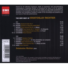Richter, Sviatoslav - Works By Schumann / Beethoven - the Very Best of Sviatoslav Richter