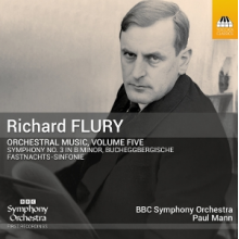 Bbc Symphony Orchestra - Richard Flury: Orchestral Music, Volume Five