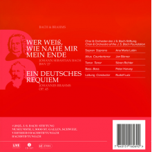 Chor Der J. S. Bach-Stiftung - Bach & Brahms: Bwv 27 Wer Weiss, Wie Nahe Mir Mein Ende, Und Op. 45 Ein Deutsches Requiem
