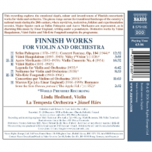 Hedlund, Linda - Finnish Works For Violin & Orchestra