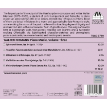 Kamieniak, Tomasz - Walter Niemann: Piano Music, Volume Three