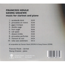 Houle, Francois & Georg Grawe - Music For Clarinet & Piano