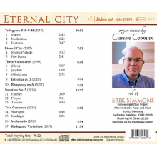Cooman, Carson - Eternal City: Music For Organ By Carson Cooman