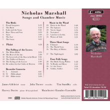 Smedley, Tim - Nicholas Marshall: Songs and Chamber Music