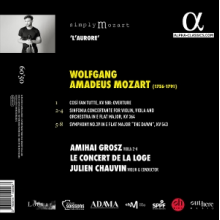 Chauvin, Julien - Mozart: Sinfonia Concertante, Symphony No. 39 & Cosi Fan Tutte Overture