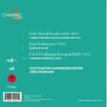 Stuttgarter Kammerorchester - Mendelssohn: String Symphony No.10 - Widmann: Ikarische Klage Korngold