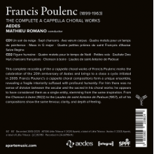 Aedes & Mathieu Romano - Poulenc: the Complete a Cappella Choral Works