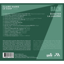 Guay, Claire-Marie Le - Bach Ecouter La Lumiere