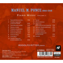 Ritter, Rodolfo - Ponce: Piano Music Volume 1