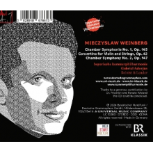 Adorjan, Gabriel - Mieczyslaw Weinberg: Chamber Sinfonies I & Ii, Concertino For Violin