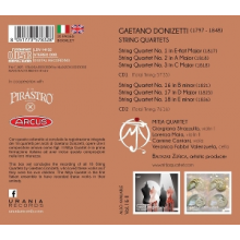 Donizetti, Gaetano - String Quartets