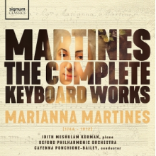 Korman, Idith Meshulam - Martines: the Complete Keyboard Works