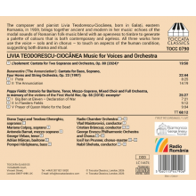 George Enescu Philharmonic Orchestra & Chorus - Livia Teodorescu-Cioc Nea: Music For Voices and Orchestra