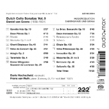 Hochscheid, Doris - Dutch Cello Sonatas Vol. 9: Van Goens