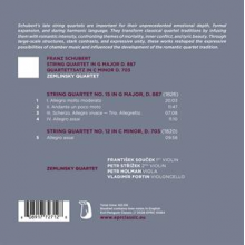 Zemlinsky Quartet - Franz Schubert: String Quartets D.887, D.703