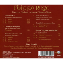 Ruge, F. - Concerto, Sinfonia, Arias and Chamber Music