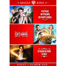 Magia Kina: Kolekcja 3 Filmów Dvd (piotrś. Wyprawa Do Nibylandii, Złoty Kompas, Atramentowe Serce)