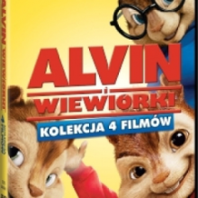 ALVIN I WIEWIÓRKI 1-4 PAKIET (4DVD)