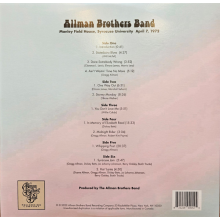 Allman Brothers Band - Manley Field House, Syracuse University