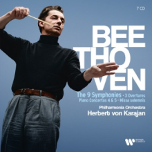 Karajan, Herbert von & Philharmonia Orchestra & Walter Gieseking - Beethoven: the 9 Symphonies, 3 Overtures, Piano Concertos Nos. 4 & 5, Missa Solemnis