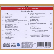 Milanov, Zinka - Sings Verdi Arias