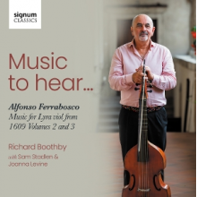 Boothby, Richard - Music To Hear Alfonso Ferrabosco, Music For Lyra Viol From 1609 Volumes 2 & 3