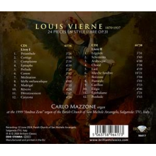 Mazzone, Carlo - Vierne: 24 Pieces En Style Libre, Op.31