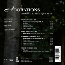 Isidore String Quartet - Adorations