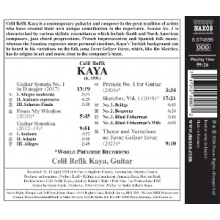 Kaya, Celil Refik - Refik Kaya: Kaya: Guitar Works