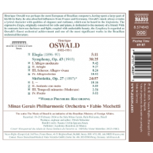 Minas Gerais Philharmonic Orchestra - Oswald: Symphony, Op. 43; Sinfonietta, Op. 27; Elegia