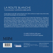 Chevallier, Claire - Satie: La Route Blanche