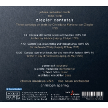 Bach - Ziegler Cantatas Spering Das Neue Orchester Musi
