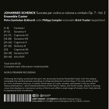 Ensemble Castor - Johannes Schenck: Suonate Per Violino E Violone O Cimbalo Op. 7 - Vol. 2