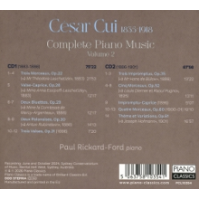 Rickard-Ford, Paul - Cui: Complete Piano Music Volume 2