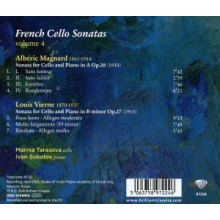 Tarasova, Marina & Ivan Sokolov - French Cello Sonatas Volume 4: Magnard & Vierne